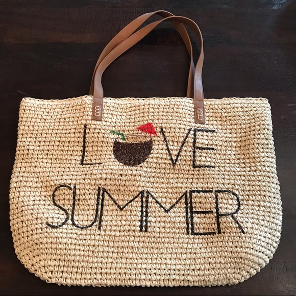 Style & Co. Handbags - NWOT Style & Co Straw Summer Tote